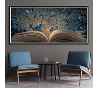 Diamond Painting Kits for Adults, 5D Diamond Art Tree Of Life 80x200cm, DIY Large Book Dimond Art kits Adults, Full Square Drill Crystal Rhinestone Embroidery Canvas for Home Wall Decor (SQ7)