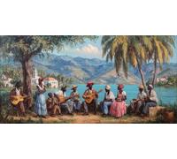 Diamond Painting Kits for Adults, 5D Diamond Art Tropical Scene 40x70cm, DIY Large Retro Dimond Art kits Adults, Full Square Drill Crystal Rhinestone Embroidery Canvas for Home Wall Decor (SQ651)