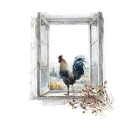 Diamond Painting Kits for Adults，5D DIY Chicken Animals Diamond Art Craft Kits Beginners, Round Full Drill Crystal Rhinestone Painting Diamonds Gem Art, for Home Wall Decor Gifts 36 x 48 in Q-409