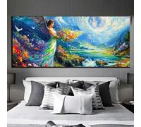 Diamond Painting Kits for Adults, 5D DIY Fairy Beauty Diamond Art Painting Crystal Creations,Large Diamond Art Rhinestone Embroidery, Personalised Paint by Nmbers, Home Wall Decor, Gifts 38x77in q483