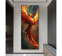 Diamond Painting Kits for Adults,5D DIY Phoenix Bird Diamond Art Painting Crystal Creations,Large Diamond Art Rhinestone Embroidery,Personalised Paint by Nmbers,Home Wall Decor,Gifts 20x60inch q25