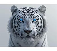 Diamond Painting Kits for Adults, Animal Diamond Art Kits, DIY Full Drill Tiger Gem Art for Beginner, 5D Crystal Cross Stitch Arts and Crafts for Adults, for Home Wall Decor 20x30 cm/8x12 inch W-10353