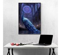 Diamond Painting Kits for Adults Animal Diamond Art Peacock, 5D DIY Full Drill Crystal Gem Art Paintings Embroidery Mosaic Kits Crafts for Adults for Beginner Home Room Decor 28x38in PjY1367 7-0