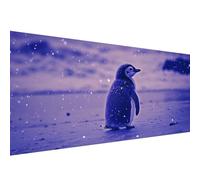 Diamond Painting Kits for Adults Animal, Penguin Diamond Art Kits for Beginners, Full Round Drill Crystal Art Crafts for Adults, Embroidery Canvas Painting for Autumn Decorations Home, 70x140cm W1-435