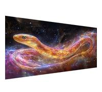Diamond Painting Kits for Adults Animal,Snake Diamond Art Kits for Beginners,Full Round Drill Crystal Art Crafts for Adults,Embroidery Canvas Painting for Christmas Decorations Home 90x180cm W1-463