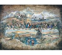 Diamond Painting Kits for Adults Beginner Kids, 5D Full Drill DIY Diamond Number Kits, Religious Christianity Mosaic Painting DIY for Home Wall Decor, 12"x16" Canvas (Picture#17)