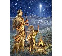 Diamond Painting Kits for Adults Beginner Kids, 5D Full Drill DIY Diamond Number Kits, Religious Christianity Mosaic Painting DIY for Home Wall Decor, 12"x16" Canvas (Picture#10)