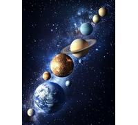 Diamond Painting Kits for Adults Beginner, Starry Sky Diamond Art Kits Adults, 5D Dimond Art Kit Universe Cross Stitch Crystal Gem Arts and Crafts Pictures, for Christmas Decor Home 45 x 60 cm C-1535