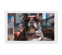 Diamond Painting Kits for Adults - DIY Diamond Art Kits for Beginners - Full 5D Paint Drill Diamond Dots Paintings- French Bulldog Wearing Sunglasses Diamonds Pictures Gem Art And Craft Wall Decor 12"