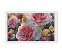 Diamond Painting Kits for Adults - DIY Diamond Art Kits for Beginners - Full 5D Paint Drill Diamond Dots Paintings- Rose Flower Wildflowers Diamonds Pictures Gem Art And Craft Wall Decor 12"x20"