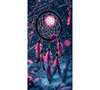 Diamond Painting Kits for Adults, DIY Full Drill Diamond Art Dream Catcher Flower, Beautiful Landscape Scenery for Home Decor, Relaxing Craft Gift for Beginners & Kids, Home Wall Decoration 25x50cm R9