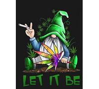 Diamond Painting Kits for Adults,DIY Full Round Drill Diamond Art Let It Be Gnome Leaves Painting by Numbers Kits Arts and Crafts for Home Wall Decor （12x16 Inch）