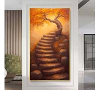 Diamond Painting Kits for Adults, DIY Large Diamond Art Kits Adults Autumn, Full Drill Tree Crystal Art Cross Stitch Embroidery Canvas Arts and Crafts, Gifts for Girls Home Decor 24 x 48 inch C-2861