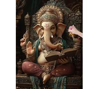 Diamond Painting Kits for Adults, Elephant Diamond Art Kits for Beginners, Full Square Drill Crystal Art Gem Arts and Crafts for Adults, Embroidery Canvas Painting for Home Decor, Gift, 50x70 cm, T-61