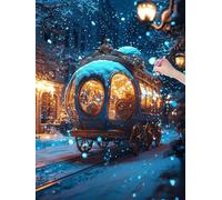 Diamond Painting Kits for Adults, Fairy Tale Diamond Art Kits for Beginners, Full Square Drill Crystal Art Gem Arts and Crafts for Adults, Embroidery Canvas Painting for Home Decor, Gift, 50x70, H-97