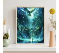Diamond Painting Kits for Adults Fall, Bird Diamond Art Kits for Adults Kids Beginners, DIY 5D Full Drill Round Dimond Dots Crystal Art for Home Office Wall Decor Gifts 12x16in PjY6187 D-H