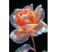 Diamond Painting Kits for Adults, Flowers Diamond Art Flowers Dimond Painting 5D DIY Full Round Drill Gem Art Embroidery Cross Stitch Kits for Adults Beginner, Room Decor, Gifts 30 * 40CM -wyl2506H2