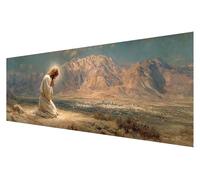 Diamond Painting Kits for Adults, Landscape Diamond Art Kits Adults, 5D Religion Large DIY Full Drill Embroidery Gem Art Crafts Painting for Christmas Home Decor and Gifts 60x180cm （23.6x70.8in） S-08