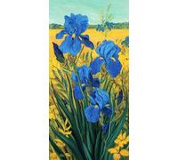 Diamond Painting Kits for Adults Large, 5D DIY Flowers Diamond Art Kits Adults Large Dimond Art Iris Crystal Cross Stitch Rhinestone Embroidery Kit Gem Arts Crafts 30x60cm/11.8x23.6 Inch (WL1005)