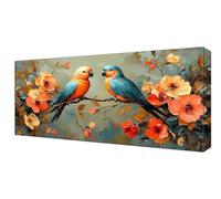 Diamond Painting Kits for Adults, Large Color Bird Diamond Art Accessories, Crafts for Adults Beginner, 5D DIY Full Drill Kids Dimond Crystal Art Mosaic Kits, Home Decoration,Gifts Girls 24x48in J-157