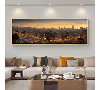 Diamond Painting Kits for Adults, Large DIY 5D The City Full Drill Diamond Art Kits, Gem Art Diamond Dot Crystal Arts Craft, Diamond Painting Kit for Beginners for Home Decor 25x70 cm/10x28 Inch M-459