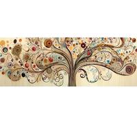 Diamond Painting Kits for Adults, Large DIY 5D Tree of Life Full Drill Diamond Art Kits, Gem Art Diamond Dots Crystal Arts, Diamond Painting Kit for Beginners, Home Decor 95x280 cm/38x111 Inch M-397