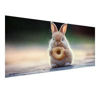 Diamond Painting Kits for Adults Rabbit, Animal Diamond Art Kits for Beginners, Full Round Drill Crystal Art Crafts for Adults, Embroidery Canvas Painting for Autumn Decorations Home, 100x200cm W1-559