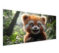 Diamond Painting Kits for Adults Raccoon, Animal Diamond Art Kits for Beginners, Full Round Drill Crystal Art Crafts for Adults, Embroidery Canvas Painting for Autumn Decorations Home, 30x60cm W1-953