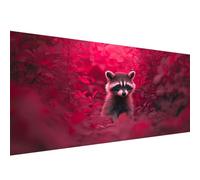 Diamond Painting Kits for Adults Raccoon,Animal Diamond Art Kits for Beginners,Full Round Drill Crystal Art Crafts for Adults,Embroidery Canvas Painting for Christmas Decorations Home 30x60cm W1-85