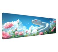 Diamond Painting Kits for Adults Snake, Cute Diamond Art Kits Adult Beginner, 5D Full Drill Crystal Gem Arts and Crafts for Adults UK, DIY Dimond Art Paintings for Home Decor Wall 30x90cm Gifts G2-338