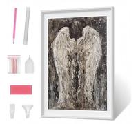 Diamond Painting Kits for Adults, Wing Feather DIY Diamond Art Kits for Adults Kids Beginners, Full Round Drill Diamont Dots Crystal Art for Home Office Wall Decor Gifts (32x40 inch) PJY1673 1-J