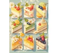 Diamond Painting Kits, Fruitcake DIY 5D Diamond Art Full Drill Crystal Rhinestone Embroidery Pictures Art Craft for Home Wall Decor 40x50cm