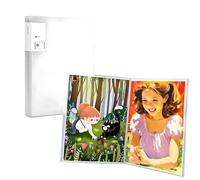 Diamond Painting Kits Storage Book, A3 Diamond Painting Art Protectors Portfolio Clear Folder with 30 Clear Pockets Cover for Diamond Paintings 30 x 40cm or Smaller