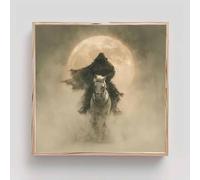 Diamond Painting Knight Diamond Art Kits Adults, Moon Crystal Art Kits for Adults DIY 5D Round Full Drill Gem Dots Embroidery Paintings Crafts Picture, Gifts for Women, Home Wall Decor 36x36in bd43-o7