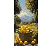 Diamond Painting Large Diamond Art Kits Adults Autumn, 5D Full Drill Crystal Art Cross Stitch Embroidery Canvas Crafts for Adults, Harvest Dimond Painting Kit for Home Wall Decor Gifts 80x160 cm o-718