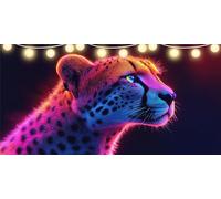 Diamond Painting Leopard Diamond Art Animal, 5D Dimond Painting Kits for Adults DIY Crystal Rhinestone Crafts, Gem Art kits Kids, Paint by Numbers for Adults Beginners for Room Decor 90x180cm FD-4299