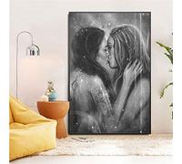 Diamond Painting Lesbian Love, 5D Diamond Painting Full Kits Diamond Art for Adults, 50x70cm Cross Stitch Gifts Kits for Adults Kids Dimond Picture Art Craft Supplies, Home Decor Crystal Art