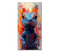 Diamond Painting Lizard Diamond Art Kits Adults Beginner, 5D Rhinestone Crystal Cross Stitch Painting by Numbers, DIY Full Drill Dimond Art Abstract Pictures Embroidery Kit, for Decor 24x48in f-11045