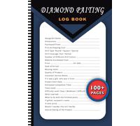 Diamond Painting Log Book Large Format With Space Of Pasting Photo