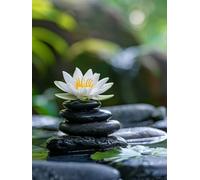 Diamond Painting, Lotus Diamond Art Kits Adults, 5d Full Drill Diamonds Painting Stone Gem and Sequin Art Mosaic Kits for Adults Custom Paint by Numbers Crafts Pictures Home Decor Gift 80x100cm j0z-1