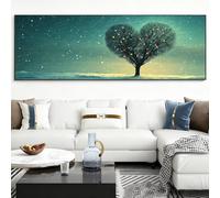 Diamond Painting Love, Tree Diamond Art Kits Adults Beginner, 5D Full Drill Crystal Art Kits, Mosaic Gem Rhinestone Embroidery Crafts for Adults, 40x120 Inch Large Canvas for Home Wall Decor, Model905