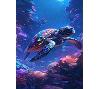 Diamond Painting Ocean Diamond Art Sea Turtles Gem Art Paint by Numbers 50x80cm,2026 Full Drill Crystal Mosaic kits for Adults Arts and Crafts for Adults Christmas Halloween Decoration,Gifts Wjj-772