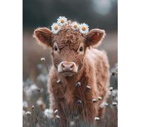 Diamond Painting Ox, Diamond Art Kits Adults, Animal 5D Full Square Drill Crystal Art Gem Painting by Numbers, DIY Embroidery Crafts for Adults Beginners Kits, for Home Wall Decor Gifts 40X50cm R-80