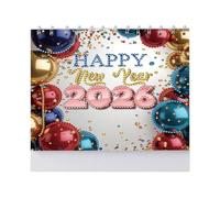 Diamond Painting Paper Calendar 2026, Diamond Art Painting Desk Calendar, Christmas Desk Calendar, Monthly Flip Table Calendar for DIY Crafts, Party Gift, Christmas (BB)