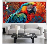 Diamond Painting Parrot Diamond Art Kits Adults/Beginners,5D DIY Large Diamont Picture Bird Full Drill Gem Art Crystal Embroidery Mosaic Canvas Painting Numbers kit,Home Decor Gifts 24x72in LK-1144