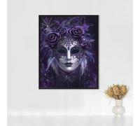 Diamond Painting Pattern Diamond Art Kits Adults, Mask Full Drill Crystal Art Kits for Adults Beginners, Cross Stitch Embroidery Crafts Pictures, for Home Wall Decor, Gifts 28x38 inch PJY9 Q-J