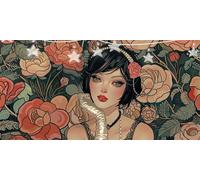 Diamond Painting Pearl Dimond Art Kits Woman Diamond Art Accessories, 5D DIY Full Drill Crystal Rhinestone Crafts for Adults Beginner for Living Room Wall Decoration, Gifts for Women 30x60cm G6-564