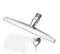 Diamond Painting Pen Tip, Stainless Steel Screw Placers Nibs for Round & Square Drill, Unbreakable, Shape-Stable, Clear Engraved with Beads Numbers Tip, Diamond Art Accessories and Tools (25 Bead Tip)