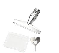 Diamond Painting Pen Tip, Stainless Steel Screw Placers Nibs for Round & Square Drill, Unbreakable, Shape-Stable, Clear Engraved with Beads Numbers Tip, Diamond Art Accessories and Tools (12 Bead Tip)