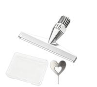 Diamond Painting Pen Tip, Stainless Steel Screw Placers Nibs for Round & Square Drill, Unbreakable, Shape-Stable, Clear Engraved with Beads Numbers Tip, Diamond Art Accessories and Tools (15 Bead Tip)